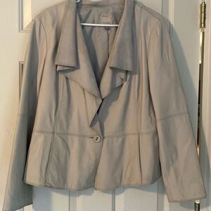 Genuine Leather blazer size large